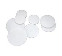 10pcs Round PTFE Sheet Gasket Pads - High Temperature Resistant, Acid & Alkali Resistant, 10-100mm Dia, 1-3mm Thick(22mmx1mm)