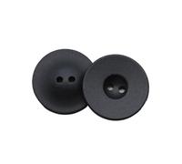 10Pcs Round Resin Buttons for Sewing 15mm to 30mm, Black, 17.5mm