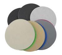 10pcs Round Wet Dry Water Sanding Discs 7 Inch 180mm Grit 600 Sandpaper Hook and Loop Flocking Sanding Discs Pad Sanding and Polishing for Grinder Accessory