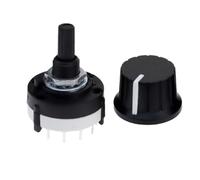 10pcs RS26 band switch 1P12T 2P6T 3P4T 4P3T PCB board adjustable gear switch(Blue,4P3T)