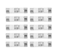 10Pcs RT14-20 Cylinder 10x38mm 2A 380-500VAC High Breaking Capacity 100KA with Indicator Device for Electrical Appliances Power Electronic Components Isolation
