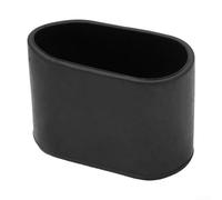 10Pcs Rubber Chair Feet Cup, Oval Shape Furniture Table Leg Cap Covers Tips Floor Protectors, For Stool Legs, Anti-Noise, Anti-scretch(Black 30x60mm)