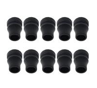10Pcs Rubber Hiking Poles Tips with Antislip Treads | Antiskid Rubber Crutch Tip Pad Heavy Duty Canes Replacement for Walking Stick Accessories Outdoor Use