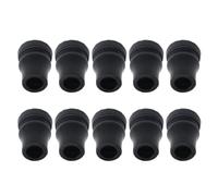 10Pcs Rubber Hiking Poles Tips with Antislip Treads | Antiskid Rubber Crutch Tip Pad Heavy Duty Canes Replacement for Walking Stick Accessories Outdoor Use