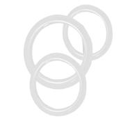 10pcs Rubber O Rings, 215.1mm OD 208mm ID 3.55mm Width, White