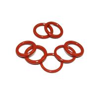 10Pcs Rubber O-rings, Wire diameter 1.8mm Inner diameter 56mm Outer diameter 59.6mm, Red, 1.8x56x59.6mm