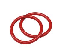 10Pcs Rubber O-rings, Wire diameter 2.5mm Inner diameter 59mm Outer diameter 64mm, Red, 2.5x59x64mm