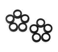 10pcs Rubber Sleeve for Power Tool Bearings Type 607 for Use with Angle Grinder and Electric Hammer Replacement Parts