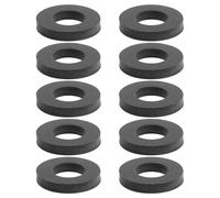 10pcs Rubber Soda Machine Replacement Seal for Carbonation Machines | Black Rubber Ring, Tool-free Swap, for Home Kitchens and Sparkling Water Bottles