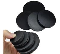 10Pcs Rubber Solid Gasket, Dia 8-100mm Thick 3mm Round Flat Pad, Shockproof Wear Resistant Sealing Washer Pressure Resistant Sheet(Diameter 18mm)