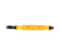 10pcs Rubber Tire Anti Skid Chain for Muddy Road and Climbing | Yellow Elastic Rubber, Injection Moulded Banding, Helps Extend Tyre Life and Reduce Damage