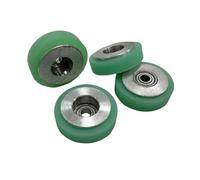 10Pcs Rubber Wheel for Electric Paper Creasing Machine Self-Adhesive Marking Machine 32.5x5x10mm(Rubber Wheel)