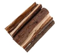 10Pcs Rustic Wood Decorative Log Set for Fire Pits Brown | Realistic campfire look, long lasting for versatile placement, garden display accent