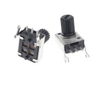 10PCS RV09 Horizontal 15mm Shaft 5k Ohm 0932 Adjustable Resistor 9 Type 3Pin Seal Potentiometer