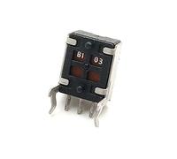 10PCS RV09 Potentiometer 1K/2K/5K/10K/50K/100K/1M 0932 Adjustable Single Turn Rotary Resistor Switches Horizontal Potentiometers Electromechanical components (Size : 20K Ohm)