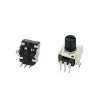 10PCS RV09 Potentiometer Vertical 15mm (Shaft Length 7.5mm) 10K 50K 100K 200K 500K 5K 1K 2K 1M WH09 Adjustable Resistor 0932(10K Ohm)