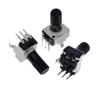 10PCS RV09 Potentiometer Vertical 20mm (Shaft Length 12.5mm) 10K 50K 100K 200K 500K 5K 1K 2K 1M WH09 Adjustable Resistor 0932(50K Ohm)