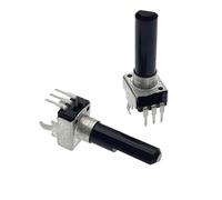 10PCS RV09 R0902N Vertical Potentiometer 3-Pin B1K B2K B5K B10K B20K B50K B100K B200K B500K B102 B203 B503 B504 Half Shaft 23MM(20K Ohm)
