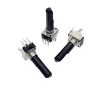10PCS RV09 R0902N Vertical Potentiometer 3-Pin B1K B2K B5K B10K B20K B50K B100K B200K B500K B102 B203 B503 B504 Half Shaft 23MM(1K Ohm)