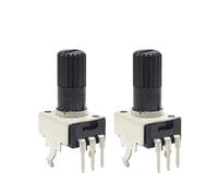 10Pcs RV09 Vertical 12.5mm Shaft 0932 Adjustable Resistor 1k 2k 5k 10k 20k 50k 100k 9 Type 3pin Seal Potentiometer(1K Ohm)