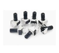 10pcs RV09 Vertical 12.5mm Shaft 1K 2K 5K 10K 20K 50K 100K 0932 Adjustable Resistor 3Pin Seal Potentiometer(50K Ohm)