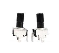 10pcs RV09 Vertical 12.5mm Shaft 1k 2k 5k 10k 20k 50k 100k 0932 Adjustable Resistor 9 Type 3pin Seal Potentiometer(50K Ohm)