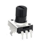 10pcs RV09 Vertical 12.5mm Shaft 1k 2k 5k 10k 20k 50k 100k 0932 Adjustable Resistor 9 Type 3pin Seal Potentiometer IBUW(2K Ohm)