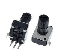 10pcs Rv09 Vertical 12.5mm Shaft 1k 2k 5k 10k 20k 50k 100k 0932 Adjustable Resistor 9 Type 3pin Seal Potentiometer(1K Ohm)