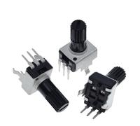 10pcs Rv09 Vertical 12.5mm Shaft 1k 2k 5k 10k 20k 50k 100k 0932 Adjustable Resistor 9 Type 3pin Seal Potentiometer(2K Ohm)