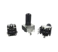 10PCS RV09 Vertical 12.5mm Shaft 1K 2K 5K 10K 20K 50K 100K 1M 0932 Adjustable Resistor 9 Type 3Pin Seal Rotary Potentiometer(50K Ohm)