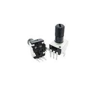 10PCS RV09 Vertical Adjustable Potentiometer 1K 2K 5k 10K 20K 50K 100K 1M 0932 9 Type 3pin Seal Potentiometer(100K Ohm)