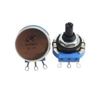 10Pcs RV28P1 2W Potentiometer 1K B102 2K2 4K7 10K103 22K 47K 470K Electric Welding Machine Insulated Shaft Blue(100K)