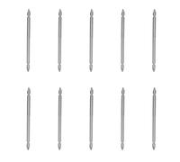 10PCS S1/4 Cross Drill Bit Screw Head, Electric Screwdriver Bits Set, High Temperature Quenching Heat Treatment, Strong Magnetic S2 Alloy Steel Bits for Fast Operation, Includes 15