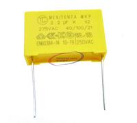 10Pcs Safety Capacitor 275VAC 225 2.2UF 275V Pitch 27mm Polypropylene Film Capacitor Capacitance