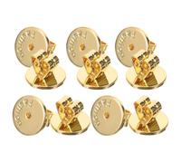 10pcs Safety Earring Backs for Women, Locking Heart Style