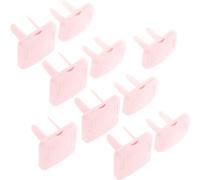 10pcs Safety Outlet Covers Insulated ABS Plastic Pink Easy Install
