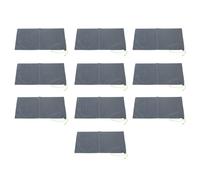 10PCS Sandless Sand Bags,Flooding Water Absorbent Mat Flood Prevention Barriers Reusable Sand Bags Garage Water Flood Barrier Sandbags for Flood Prevention (Grey)