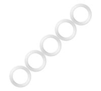 10pcs Sanitary Clamp Ferrule Silicone Sealing Gasket Ring Washer Food Grade Material Fit Standard 1 5 Fittings Suitable for Stainless Steel Piping System in Dairy Beer Beverage Pharmacy