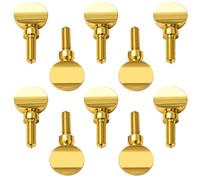 10PCS Sax Neck Screw for Saxophone Joints Thread Diameter 4mm, Brass Instrument Screw Replacement Tightening Attach Sax Screw for Soprano Alto Tenor