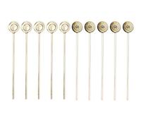 10Pcs Saxophone Button Protector, Wireless Saxophone Maintenance Tool, High - Hardness Cupronickel Snap Protector for Mica Sheet Protection, Replacement Repair Kit for Alto Tenor