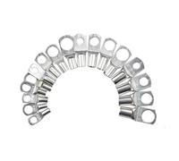10PCS SC35-6 35-8 35-10 35-12 Copper Cable Lug Kit Bolt Hole Tinned Cable lugs Battery Terminals copper nose Wire connector(SC35-6)