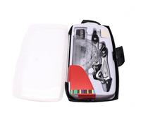 10Pcs School Geometry Stationery Set with Metal Compasses Protractor Rulers Pencil Sharpener Eraser Lead Refills for Student Supplies Practical Study Gift