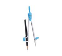 10Pcs School Protractor Set Rulers for Maths and Engineering, Blue