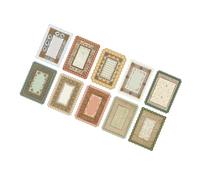 10pcs Scrapbooking Decorative Paper Aesthetic Decorative Card Making Scrapbooking Vintage Lace Letter Wrapping Paper