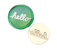 10Pcs Scrapbooking Stamp Head for Wedding Invitations Appreciation Card Envelope Decorations Embossed Sealing Stamp Craft Enthusiasts Tool