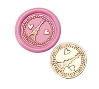 10Pcs Scrapbooking Stamp Head for Wedding Invitations Appreciation Card Envelope Decorations Embossed Sealing Stamp Craft Enthusiasts Tool