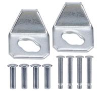 10pcs Screen Door Closer Kit, Including 2 Iron Plate, 4 Long Replacement Pins & 4 Short Replacement Pins RV Screen Storm Door Closer Parts Kit Compatible with Andersen Emco Larson 40201 Pella