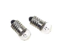 10PCS Screw Base Miniature Bulbs DC 2.5V/3V/3.8V/6V 0.3A Light Mini Lamps (3.8V 0.3A)