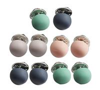 10Pcs Seam-free Buttons Nail Free Brooches Buckles Pins Clothes Shawl Invisible Buttons Birthday Women Trendy Formal Event Button