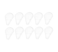 10pcs Sector Makeup Brush Protector Case, Plastic Dust Cover | Travel Storage Guard, Prevents Bristle Shedding, Easy to Carry, Extends Brush Life for Outdoor Use